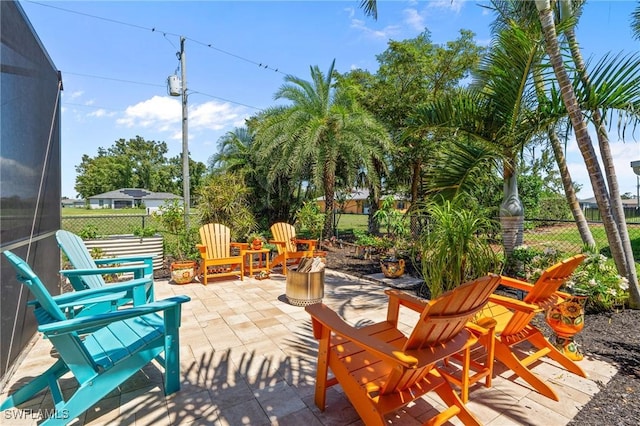 16232 Quesa Dr, Punta Gorda, FL 33955 - view of patio / terrace featuring a fenced backyard