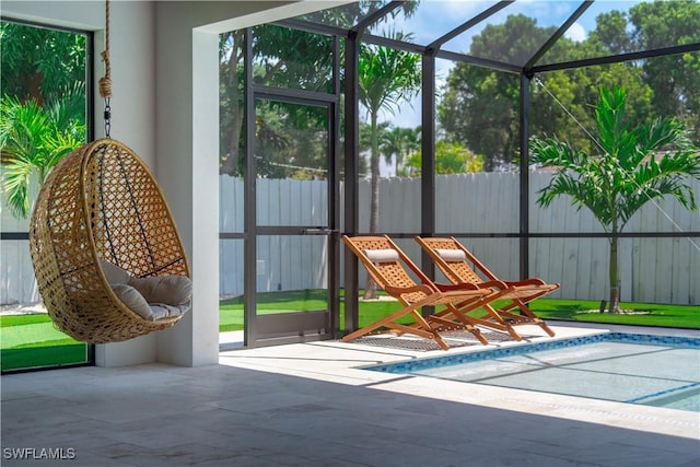1300 Hilltop Dr, Naples, FL 34103 - sunroom / solarium featuring healthy amount of natural light