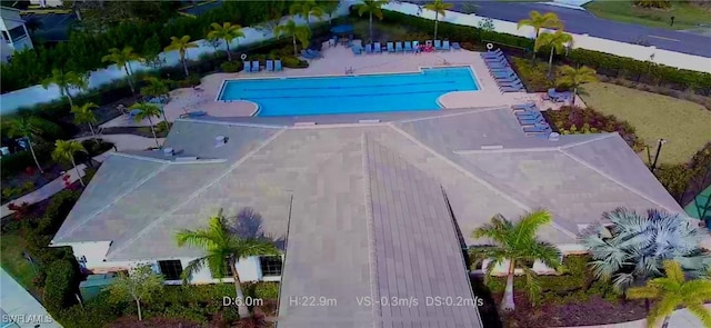 1256 Enbrook Loop, Naples, FL 34114 - drone / aerial view of a pool area