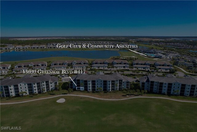 43030 Greenway Blvd Unit 417, Punta Gorda, FL 33982 - bird's eye view of a large body of water and a golf club