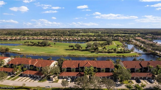 10260 Heritage Bay Blvd Unit 3515, Naples, FL 34120 - aerial perspective of suburban area featuring a golf club and a large body of water