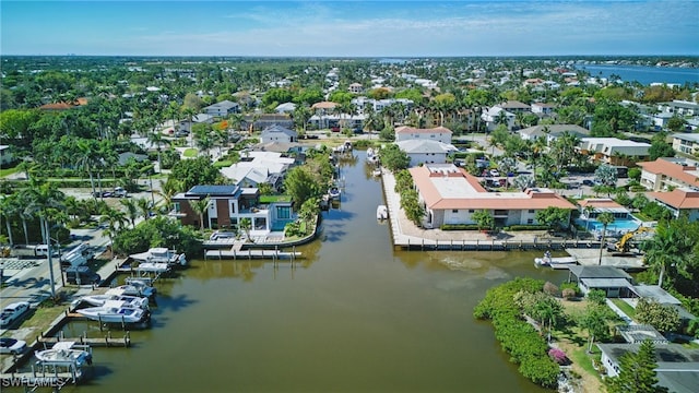 1185 Cherrystone Ct Unit A, Naples, FL 34102 - aerial view of residential area with a nearby body of water