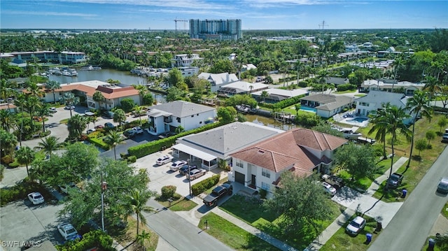 1185 Cherrystone Ct Unit A, Naples, FL 34102 - aerial perspective of suburban area with a nearby body of water