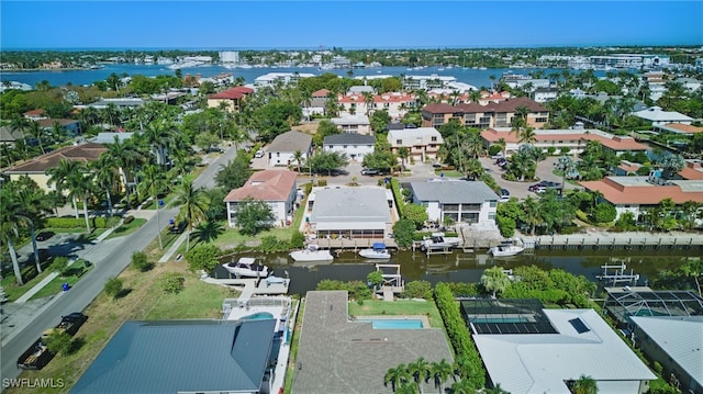 1185 Cherrystone Ct Unit A, Naples, FL 34102 - aerial perspective of suburban area with a large body of water