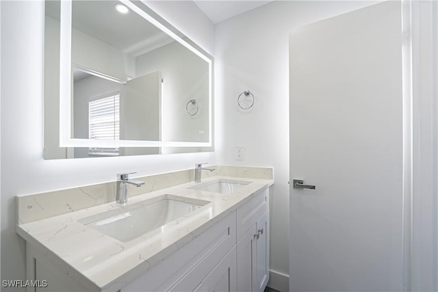 2564 Poinciana St, Naples, FL 34105 - bathroom with double vanity