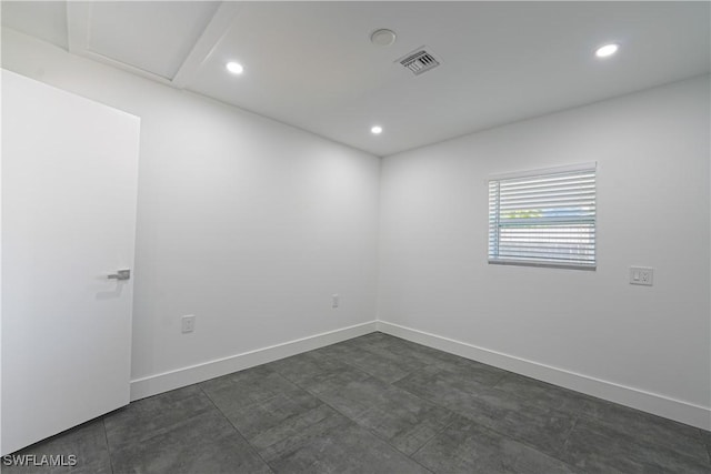 2564 Poinciana St, Naples, FL 34105 - spare room featuring recessed lighting and baseboards