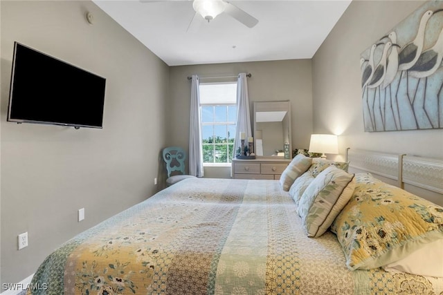 11711 Pasetto Ln Unit 407, Fort Myers, FL 33908 - bedroom featuring ceiling fan