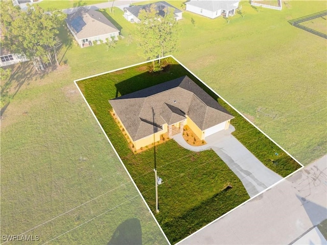 16077 Coruna Ct, Punta Gorda, FL 33955 - view from above of property featuring property boundaries highlighted