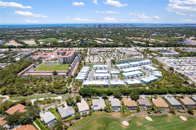 26380 Coco Cay Cir Unit 101, Bonita Springs, FL 34135 - aerial overview of property's location with a large body of water and a golf course