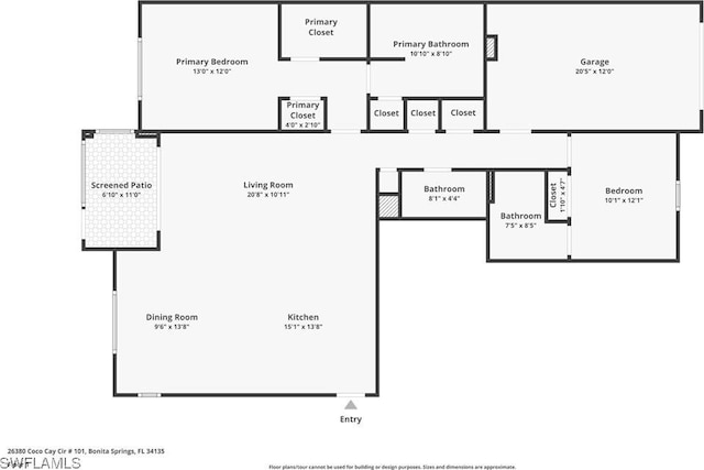 26380 Coco Cay Cir Unit 101, Bonita Springs, FL 34135 - property floor plan