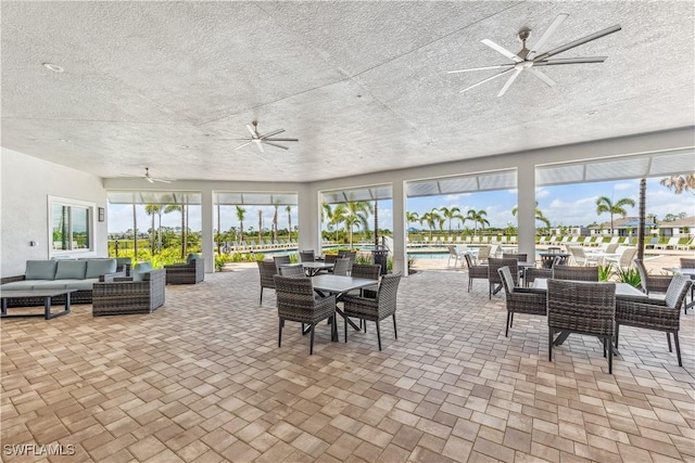 16515 Fire Coral Ln, North Fort Myers, FL 33903 - sunroom with plenty of natural light