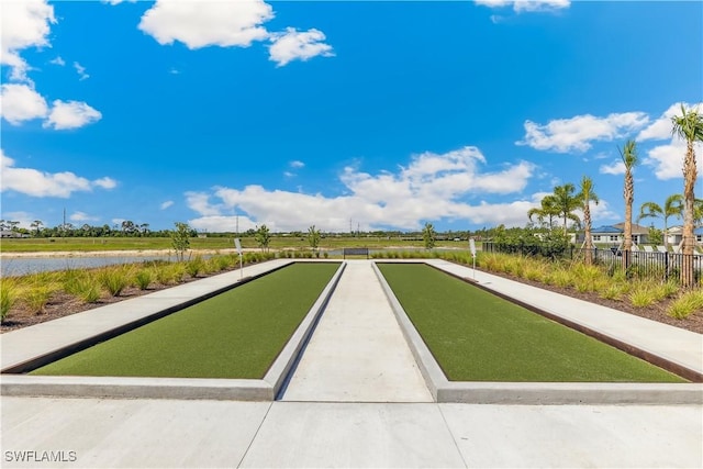 16515 Fire Coral Ln, North Fort Myers, FL 33903 - surrounding community with a bocce ball area