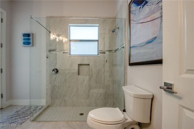 3726 Ceitus Pkwy, Cape Coral, FL 33991 - bathroom featuring toilet and tiled shower