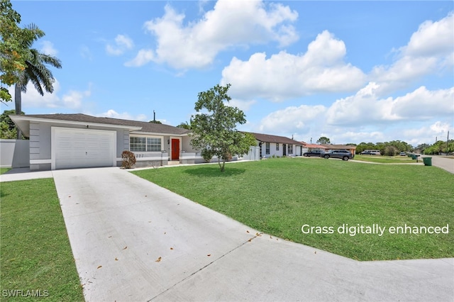 5397 25th Ave SW, Naples, FL 34116 - single story home featuring driveway, an attached garage, and a front lawn