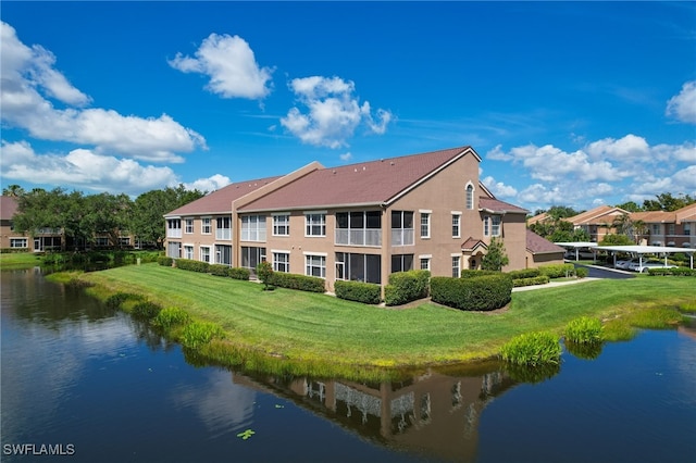 14541 Daffodil Dr Unit 1702, Fort Myers, FL 33919 - view from above of property with a nearby body of water