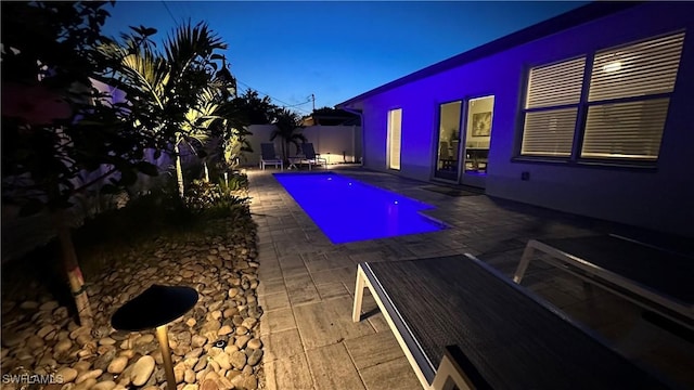 698 99th Ave N, Naples, FL 34108 - view of pool with a patio and a fenced backyard