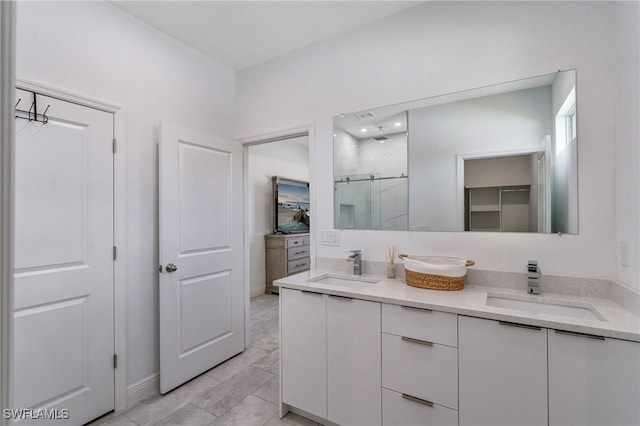 2008 Hercules Rd, Labelle, FL 33935 - full bath with a shower stall and double vanity