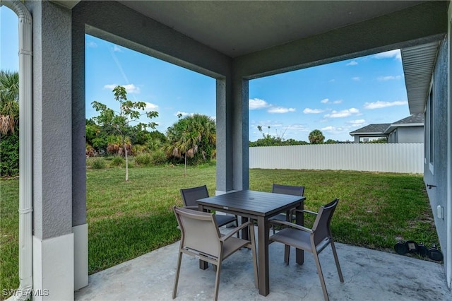 2008 Hercules Rd, Labelle, FL 33935 - view of patio / terrace with outdoor dining area