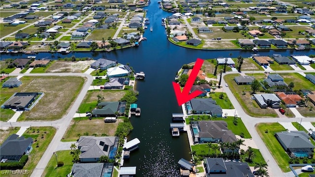 3621 NW 14th St, Cape Coral, FL 33993 - aerial overview of property's location with nearby suburban area and a nearby body of water