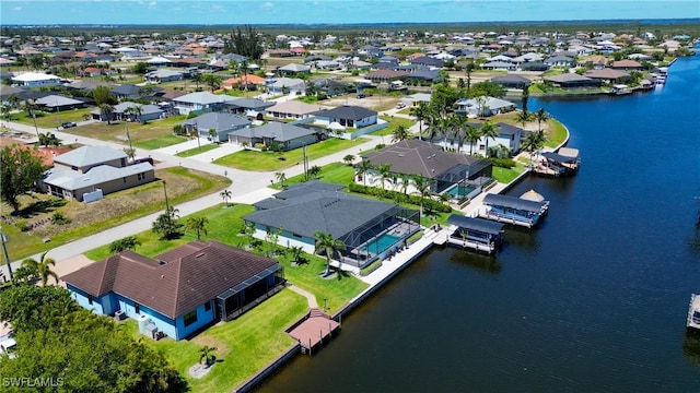 3621 NW 14th St, Cape Coral, FL 33993 - aerial view of residential area with a large body of water