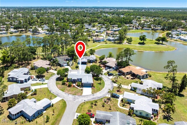 19703 Eagle Trace Ct, North Fort Myers, FL 33903 - view of property location featuring nearby suburban area and a large body of water