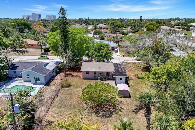 3163 Caledonia Ave, Naples, FL 34112 - view from above of property with a pool