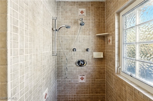 5697 Bay Point Rd, Bokeelia, FL 33922 - bathroom featuring a tile shower