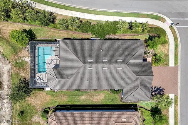 8396 Promoso Ct, Naples, FL 34114 - drone / aerial view of a pool area