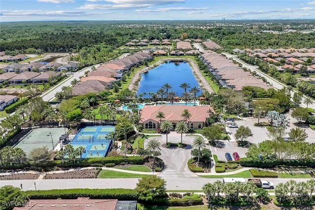 8396 Promoso Ct, Naples, FL 34114 - aerial view of residential area featuring a nearby body of water