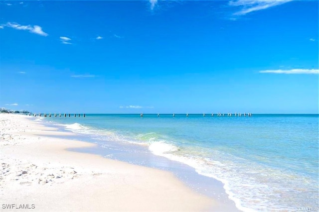 280 4th St S Unit 104, Naples, FL 34102 - water view featuring local beach