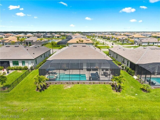20467 Napa Loop, Estero, FL 33928 - aerial view of residential area featuring a pool