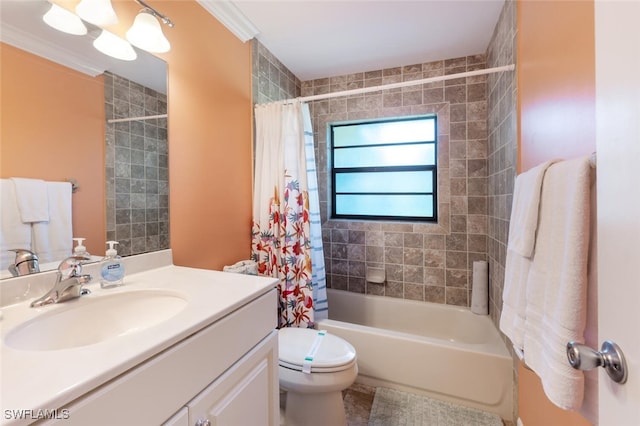 3586 Santiago Way, Naples, FL 34105 - full bathroom with shower / bath combo, vanity, and toilet