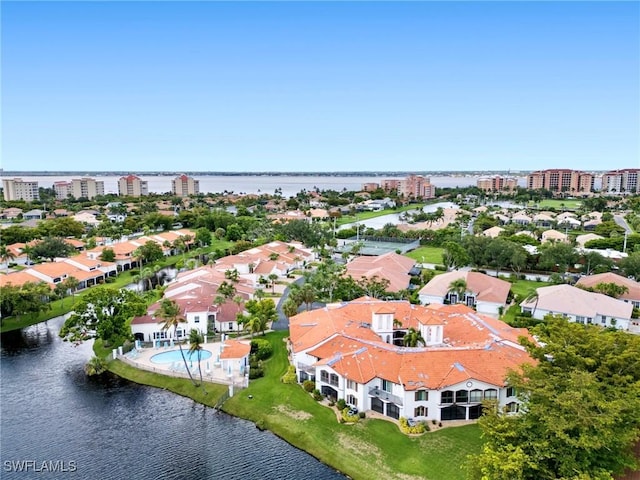 11921 Seabreeze Cove Ln Unit 104, Fort Myers, FL 33908 - drone / aerial view of a large body of water