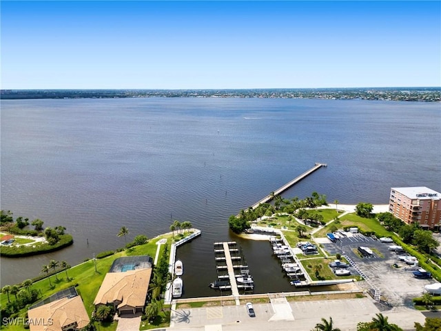 11921 Seabreeze Cove Ln Unit 104, Fort Myers, FL 33908 - drone / aerial view of a nearby body of water