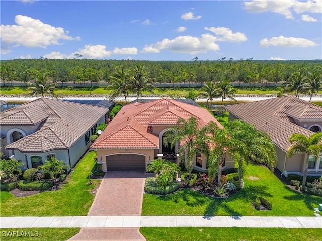 4382 Caldera Cir, Naples, FL 34119 - view from above of property