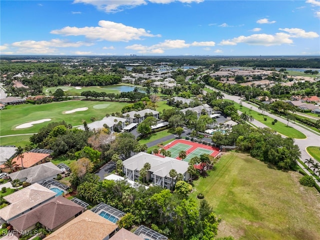 8161 Twelve Oaks Cir Unit 512, Naples, FL 34113 - aerial perspective of suburban area featuring a nearby body of water and a golf club