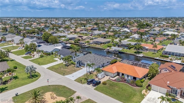5233 SW 11th Ct, Cape Coral, FL 33914 - aerial perspective of suburban area featuring a nearby body of water