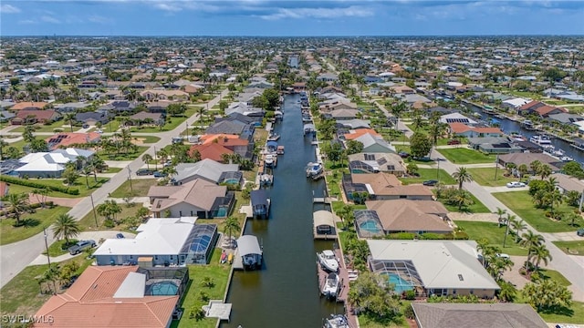 5233 SW 11th Ct, Cape Coral, FL 33914 - aerial view of residential area featuring a large body of water