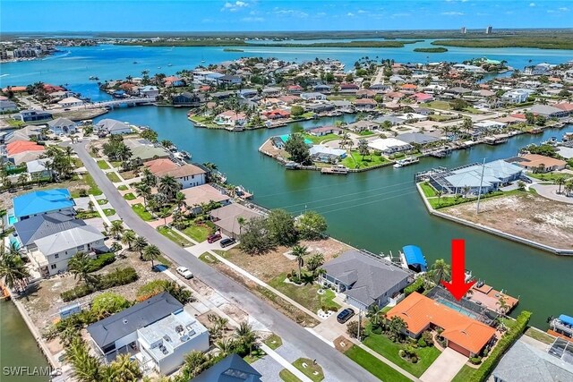 815 Rose Ct, Marco Island, FL 34145 - aerial view of residential area featuring a nearby body of water