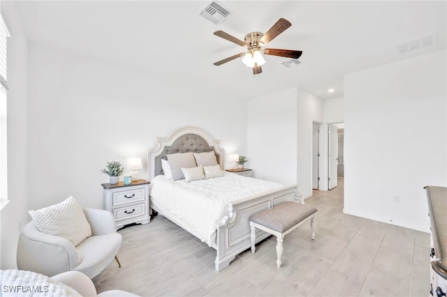 2127 Hamlin St, Naples, FL 34120 - bedroom featuring recessed lighting and a ceiling fan