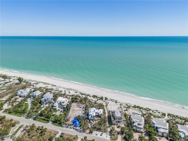 4099 W Gulf Dr, Sanibel, FL 33957 - aerial view of residential area with extended coastline