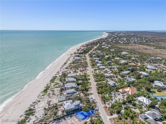 4099 W Gulf Dr, Sanibel, FL 33957 - aerial view of expansive beach