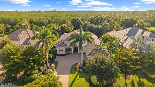 4249 Deephaven Ln, Naples, FL 34119 - view of subject property featuring a forest