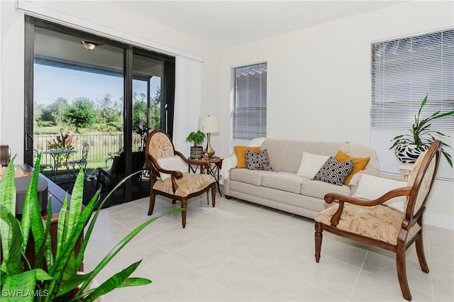 5633 Cassidy Ln, Ave Maria, FL 34142 - living area featuring light tile patterned flooring