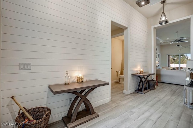 9292 Cayman Dr, Naples, FL 34114 - corridor featuring wood finished floors and baseboards