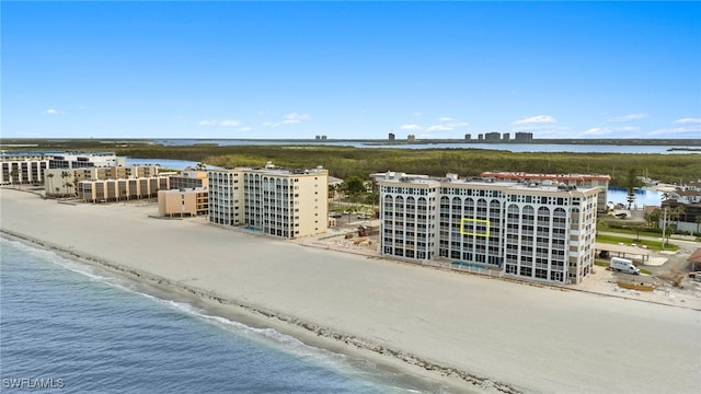 25900 Hickory Blvd Unit 504, Bonita Springs, FL 34134 - drone / aerial view of waterfront with a beach