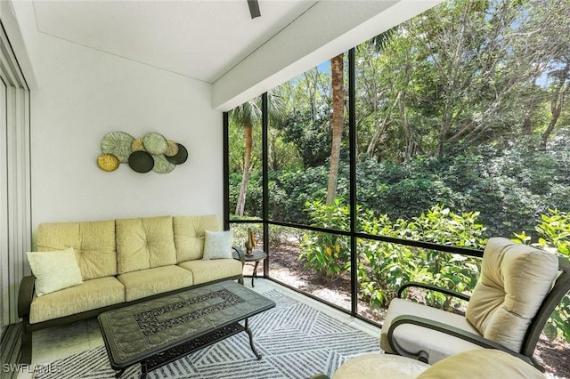 10220 Bellavista Cir Unit 1402, Miromar Lakes, FL 33913 - sunroom / solarium with an outdoor living space