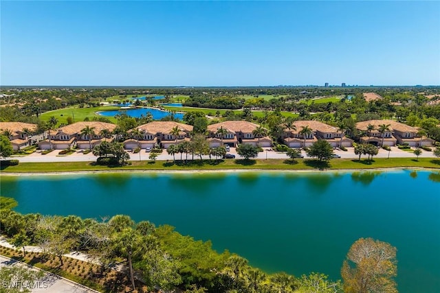 9142 Cherry Oaks Ln Unit 202, Naples, FL 34114 - aerial perspective of suburban area featuring a large body of water