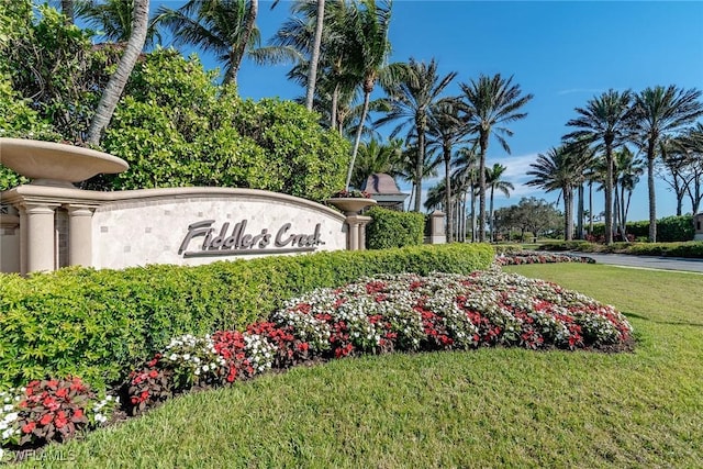 9142 Cherry Oaks Ln Unit 202, Naples, FL 34114 - community / neighborhood sign with a lawn