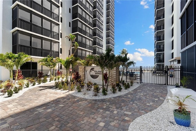 6612 Estero Blvd Unit Ph2, Fort Myers Beach, FL 33931 - view of property's community with a gate